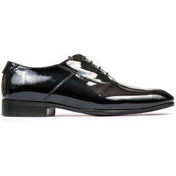 Czarne lakierki - wiedenki / oxfordy 6900-lakier T31