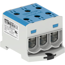 Zacisk uniwersalny niebieski 3xAl/Cu 6-95mm 1500V złączka szynowa