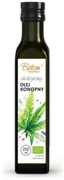 OLEJ KONOPNY TŁOCZONY NA ZIMNO BIO 250 ML