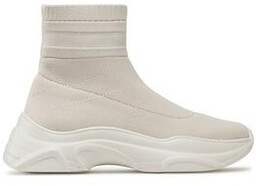 Tommy Jeans Sneakersy Sock Boot Monocolor EN0EN02105 Beżowy