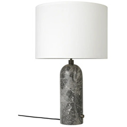 Lampa Stołowa GUBI, ściemnialny, szary, salon, marmur