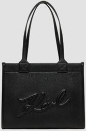 KARL LAGERFELD Czarna torebka damska Md Tote Grainy