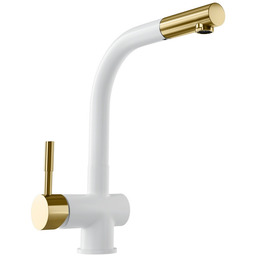 Zestaw bateria GLOBALO Lobio White/Light Gold Mat Ring