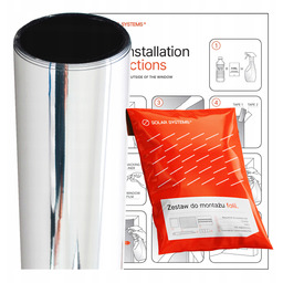 Folia Lustro Weneckie 75x250cm Okienna Lustrzana Samoprzylepna Prywatność