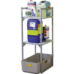 Regał z kratownicami na małe pojemniki typ 120