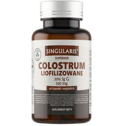 SINGULARIS Superior colostrum liofilizowane 30 % Ig G