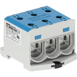 Zacisk uniwersalny niebieski 3xAl/Cu 25-150mm 1500V złączka szynowa