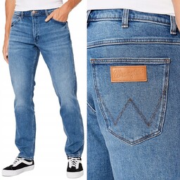 Wrangler GREENSBORO New Favorite PROSTE BLUE DżINS W46