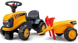 FALK Traktorek JCB Pomarańćzowy z Przyczepką od 1