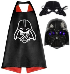 Maska Star Wars Gwiezdne Wojny Świecąca Led Peleryna
