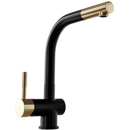 Zestaw bateria GLOBALO Lobio Black/Light Gold Mat Ring