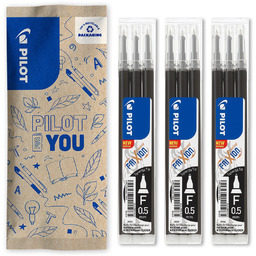 Zestaw 9x wkład wymazywalny do długopisu PILOT Frixion