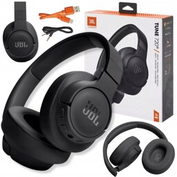 Słuchawki Jbl Tune 720 Bt Czarne Bezprzewodowe Nauszne