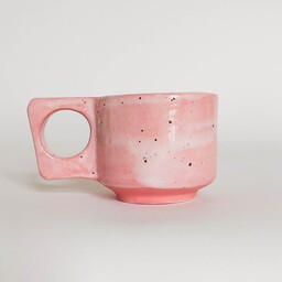 Pakamera Porcelanowa Filiżanka Espresso Różowy