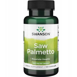 Swanson Saw Palmetto 540 mg, 100 kapsułek