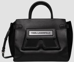 KARL LAGERFELD Czarna damska torebka Ikon/k Md Tote