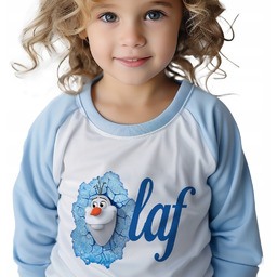 Piżama Dziecięca Niebieska KRAINA LODU OLAF Prezent