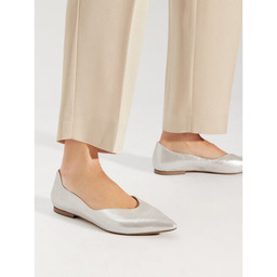 Baleriny Caprice 9-22110-42 Srebrny