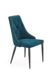 Krzesło k365 ciemny zielony (tkanina velvet) halmar