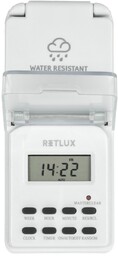 Retlux RST 15DOUT Cyfrowy wyłącznik czasowy wodoodporny, 16