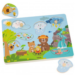 Puzzle Viga Dźwiękowe Odkrywamy Naturę