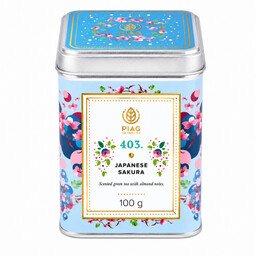 PIAG TEA Zielona Herbata Liściasta w Puszce 100g