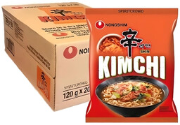 Zupa makaronowa Shin Kimchi Ramyun, ostra 20 x