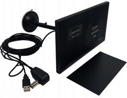 Cyfrowa Antena radiowa Dab+ Fm Slim na przyssawkę