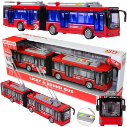Duży Autobus Otwierane Drzwi Dźwięki Światła Napęd U820