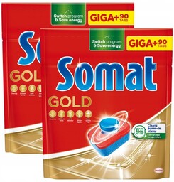 Somat Tabletki do Zmywarki Gold 180 szt XXL