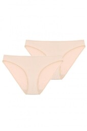 Bambusowe figi damskie (2 pack) z wąskim bokiem