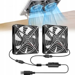 2w1140mm Wentylator Komputerowy Chłodzący Usb Czarny Do Laptopa