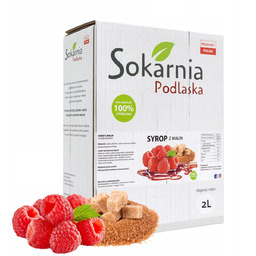 SYROP MALINOWY 2l 100% Do Wody Deserów Budyniu
