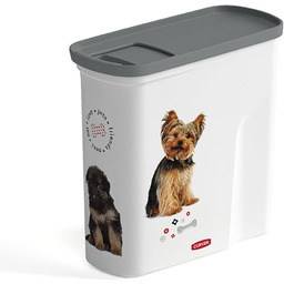 Curver Pojemnik na Karmę, Biały/Szary, 2L