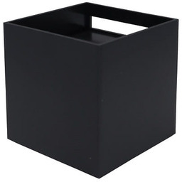Kinkiet zewnętrzny LED 2x3W 3000K IP65 czarny CUBE