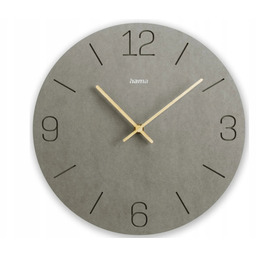 Zegar Hama Crete 30 cm Szary