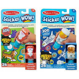 Zabawki dla dzieci Naklejki Stempelki Astronauta Tygrysek StickerWOW