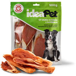 ideaPet Uszka królicze z królikiem 500g
