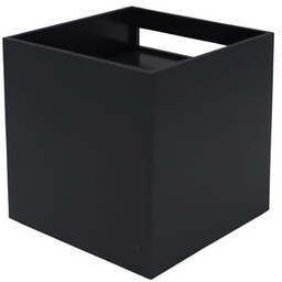 Kinkiet zewnętrzny LED 2x3W 4000K IP65 czarny CUBE