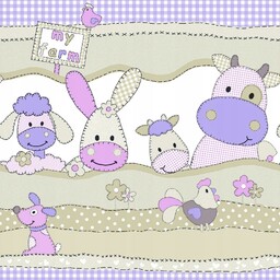 Tapeta Dzieci Pokój Malucha Bord Bordiura 5m Wrzos