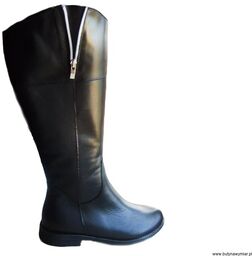 BnW Kozaki czarne z szeroką cholewą 46 cm