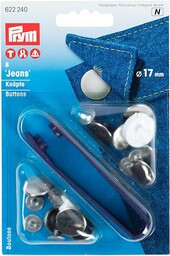 Prym Jeans Smooth Cap Guziki 8, Rozmiar 17