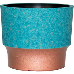 The HC Companies Doniczka, turkusowa z miedzianym dnem,