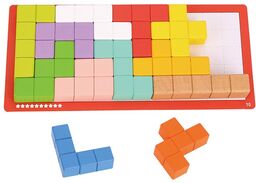 TookyToy Układanka tetris drewniana