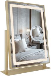 Lustro LED LUMI L.Gold 30x40cm