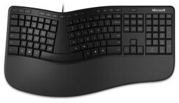 Microsoft Ergonomic Czarny Klawiatura membranowa
