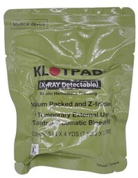 Opatrunek hemostatyczny, militarny KLOTPAD Z-FOLD