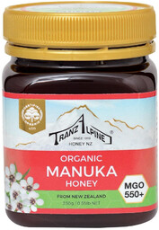 Tranzalpine Miód manuka MGO 550+ 250 g (EKO)