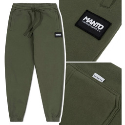 Spodnie Dresowe Bawełniane Męskie Manto Label Khaki R.