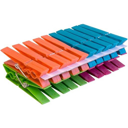 York Maxi Klamerki, Wielokolorowy, 20 sztuk